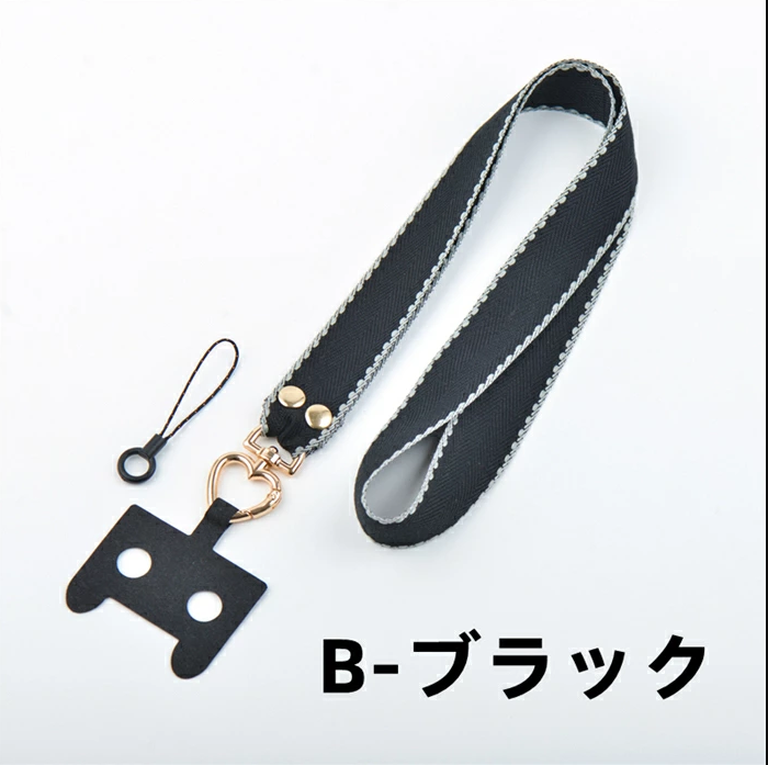 短納期！マホショルダー 肩掛け 首掛けス トラップ スマホ 斜めがけ 便利 スマホ用 猫型ホルダー リングストライプ 紐 落下防止 携帯ストラップ 手ぶら 