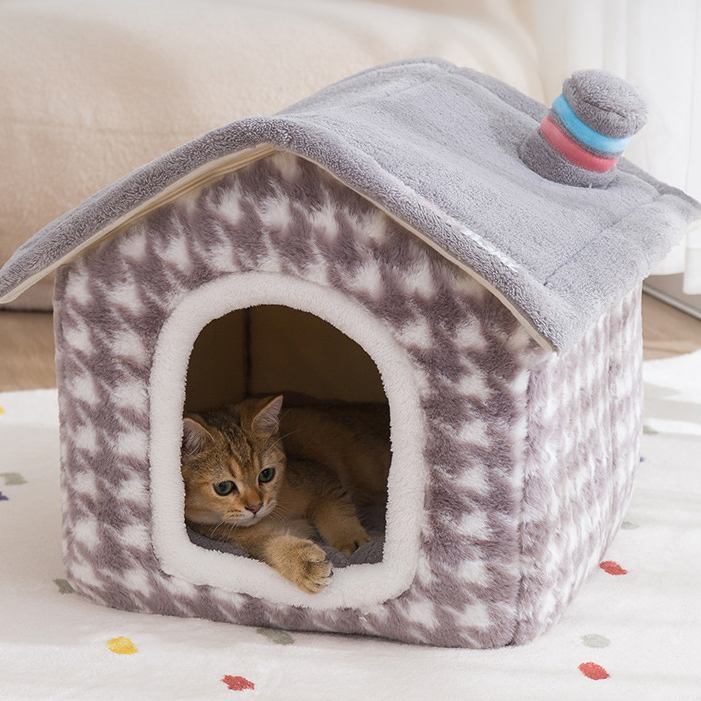 ペット ハウス 犬ハウス 猫ハウス ドーム型 犬 クッション 介護 暖かい ベッド 犬小屋 折りたたみ 屋根のハウス ふわふわ 小型犬 洗えます おしゃれ ソファ 通年