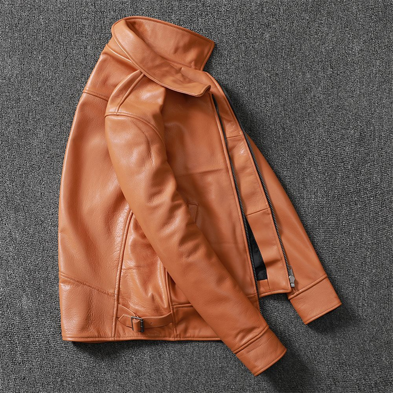 。ジャケット フライトジャケット レザージャケット メンズ 革ジャン 。 バイクジャケット 秋冬 牛革 冬服 