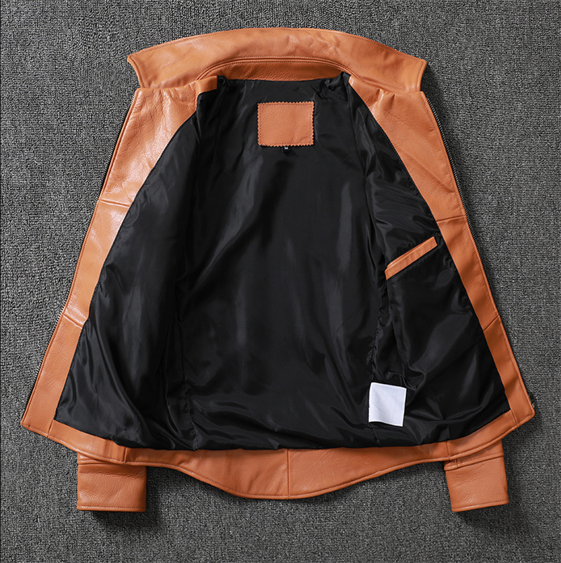 。ジャケット フライトジャケット レザージャケット メンズ 革ジャン 。 バイクジャケット 秋冬 牛革 冬服 