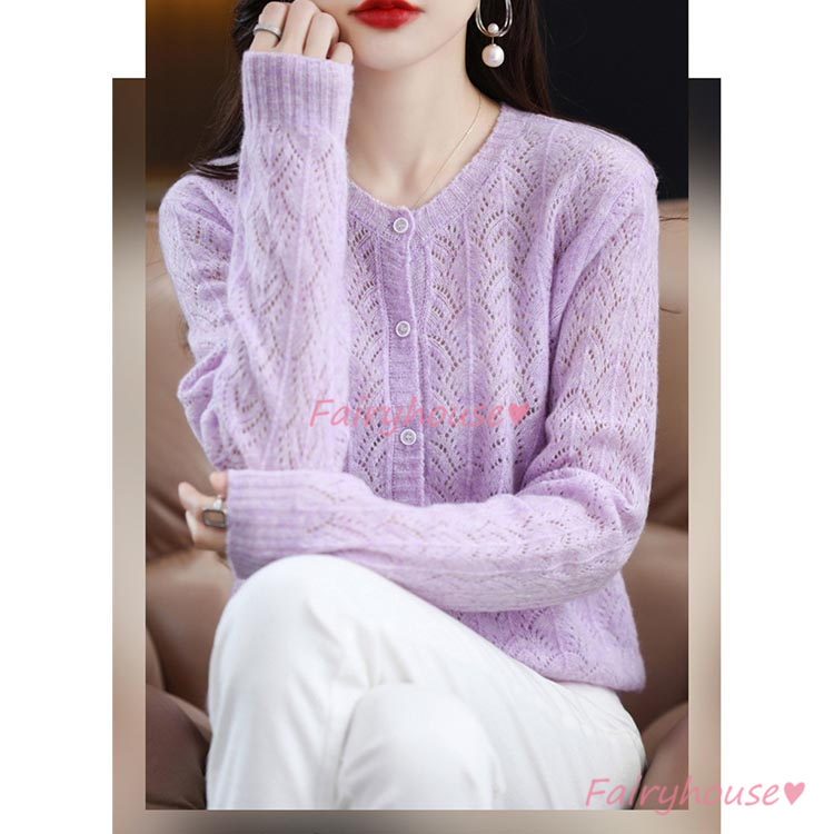 ニットカーディガン レディース 秋新作 無地 ニットソー 薄手ガウン 大人 上品 着痩せ コーディガン 通勤 通勤 オシャレ 可愛い 40代 