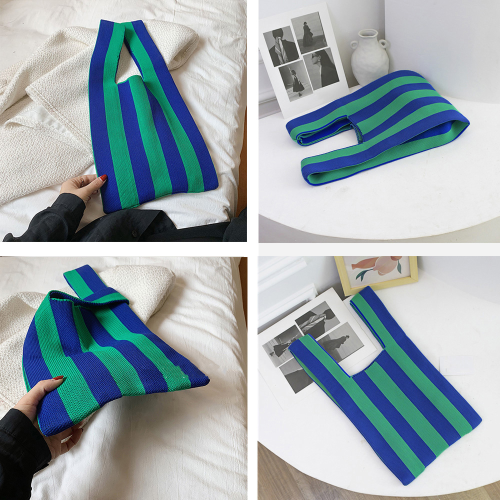 ニットバッグ トートバッグ バイ。可  