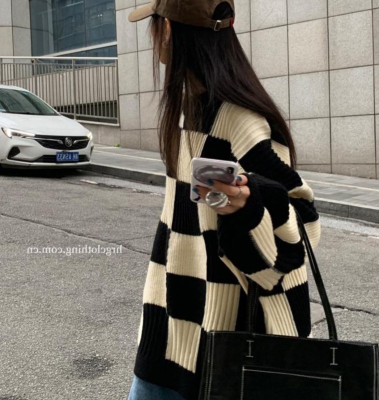 チェック ニット 2  