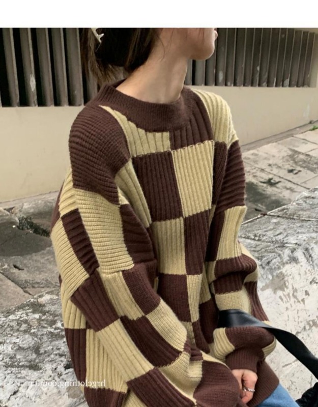 チェック ニット 2  