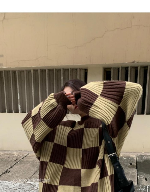 チェック ニット 2  