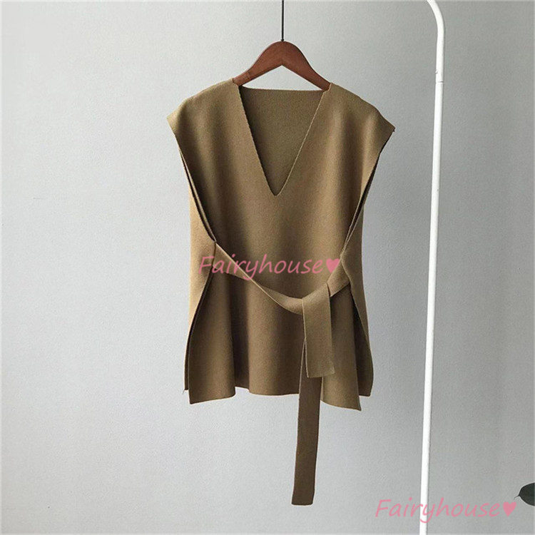 ニットベスト ベスト レディース 秋 冬 40代 コーデ ニット Vネック ドルマンスリーブ タンクトップ ベストノースリーブ 重ね着 秋 タンク トップス 