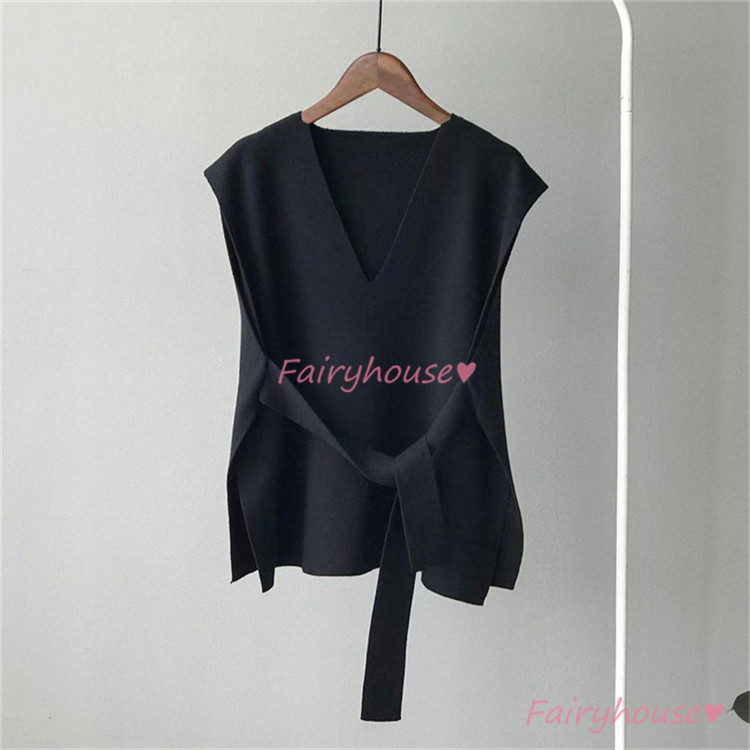 ニットベスト ベスト レディース 秋 冬 40代 コーデ ニット Vネック ドルマンスリーブ タンクトップ ベストノースリーブ 重ね着 秋 タンク トップス 