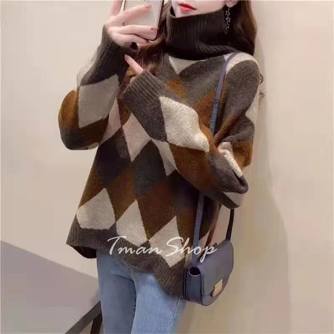 ニットセーター レディース ハイネック プルオーバー 長袖 ニットソー ゆるニット 通勤韓国風 お洒落 着痩せ 送料無料 秋冬 オフィス カジュアル 大きいサイズ 