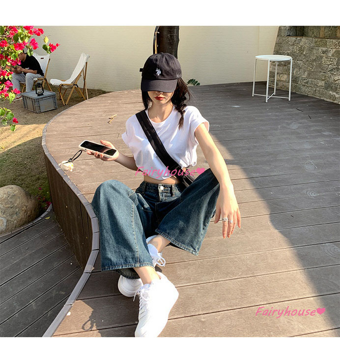 ジーンズ レディース デニムパンツ ストレート ジーパン ワイドパンツ ハイウエスト ロングデニムワイドパンツ ズボン 秋冬 ゆったり着痩せ 春夏 オシャレ30代 
