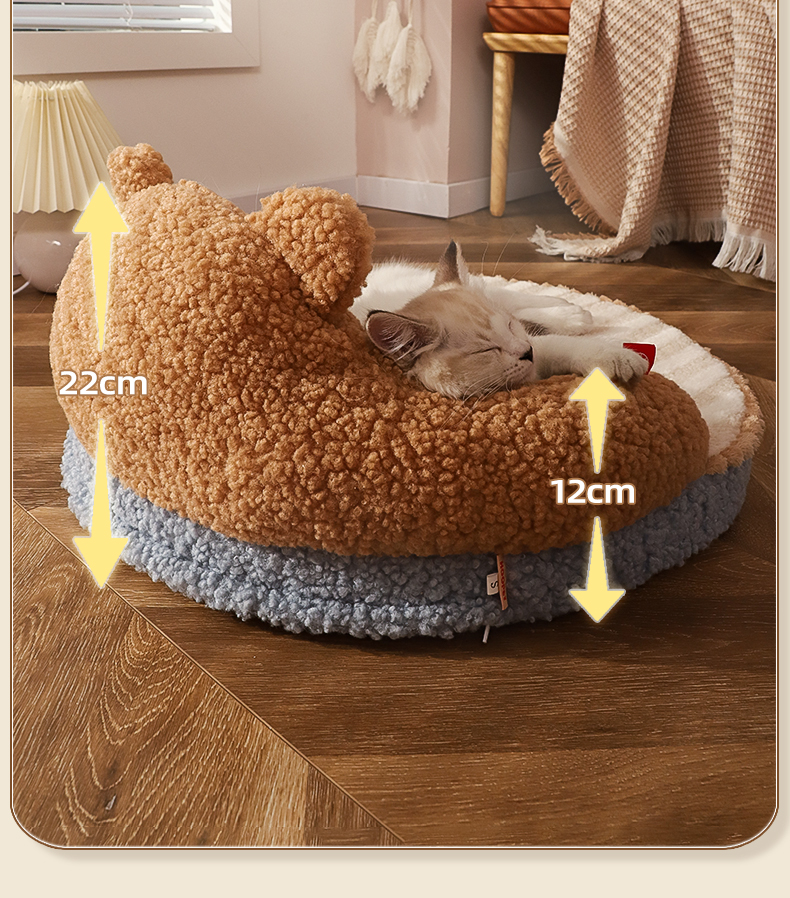 猫ベッド ソファーベッド キャット 保温防寒 クッション マット おしゃれ あったか 小型犬 ぐっすり眠れる 犬ベッド 洗える あったか もこもこ 冬 ペットベッド 