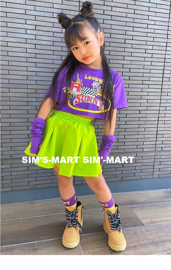 アームカバー ダンス衣装 小物 キッズ ヒップホップ ファッション 黒 手袋 アームウォーマー 紫 オレンジ ピンク キッズダンス衣装 黄色 腕カバー 