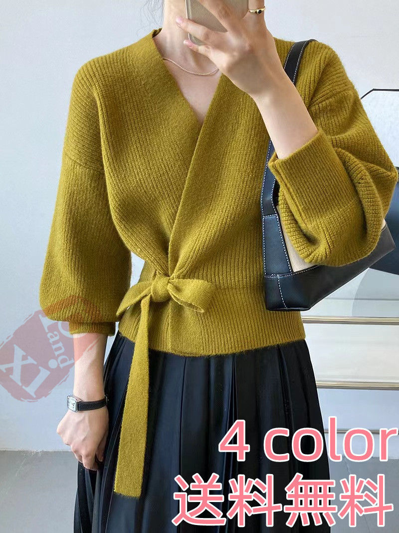 ニットカーディガン レディース 秋 韓国 カーディガン ロング丈ふっくらブークレニットカーディガン 送料無料 長袖 マキシカーディガン ロング丈 ゆったり 