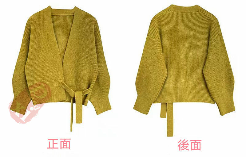 ニットカーディガン レディース 秋 韓国 カーディガン ロング丈ふっくらブークレニットカーディガン 送料無料 長袖 マキシカーディガン ロング丈 ゆったり 