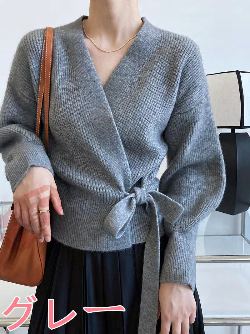 ニットカーディガン レディース 秋 韓国 カーディガン ロング丈ふっくらブークレニットカーディガン 送料無料 長袖 マキシカーディガン ロング丈 ゆったり 