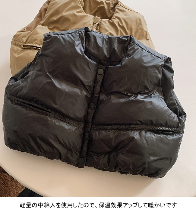 送料無料 ダウンベスト キッズ アウター ダウンコート 無地 ノースリーブ 秋冬 ゆったり 防寒 ポケット付き 軽量 前開き 保温 前ボタン 厚手 