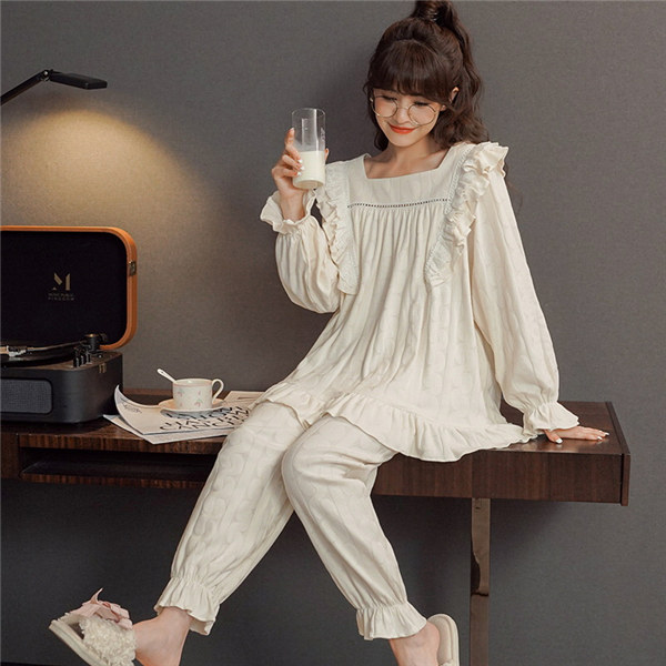 長袖ルームウェア レディース パジャマ 上下セット 長袖 ナイトウェア 部屋着 オーバーサイズ 母の日 大人 プレゼント ゆったり 結婚祝い 