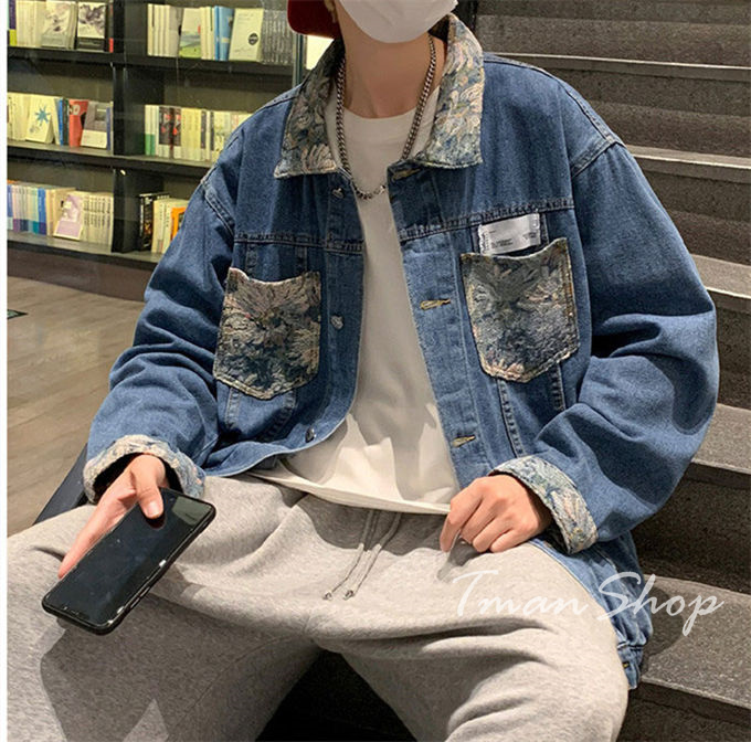 デニムジャケット メンズ デニム Gジャン ジャンパー ブルゾン レトロ スタイリッシュ 大きいサイズ ジャケット アウター ジャンパー お洒落 おしゃれ 春物 