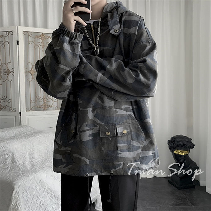 マウンテンメンズ ミリタリージャケット フルジップ プルオーバー 男性 ウインドブレーカー 男性 ブルゾン カジュアル ジャンパー 送料無料 秋 春 