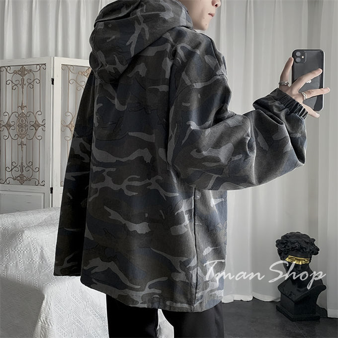 マウンテンメンズ ミリタリージャケット フルジップ プルオーバー 男性 ウインドブレーカー 男性 ブルゾン カジュアル ジャンパー 送料無料 秋 春 