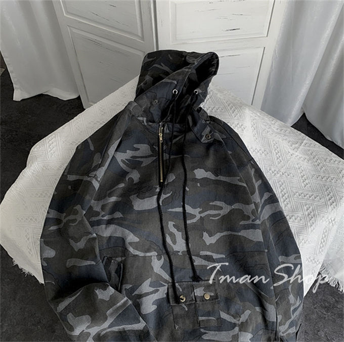 マウンテンメンズ ミリタリージャケット フルジップ プルオーバー 男性 ウインドブレーカー 男性 ブルゾン カジュアル ジャンパー 送料無料 秋 春 