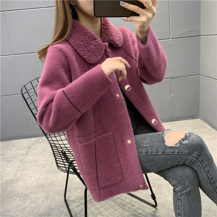 ファーコート レディース ショートボアコート ボアジャケット 大きいサイズ 秋冬 もこもこ ファー ショート丈厚手 大人 アウター 防寒 軽い 体型カバー 