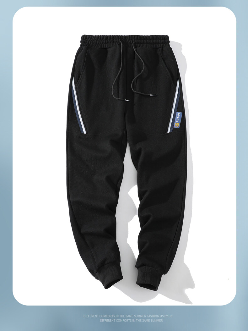 ジャージパンツ スウェットパンツ ジョガーパンツ ゴム留め ひも付き スポーツ 部屋着 リラックス アンクル丈 男性 ボ 部活 