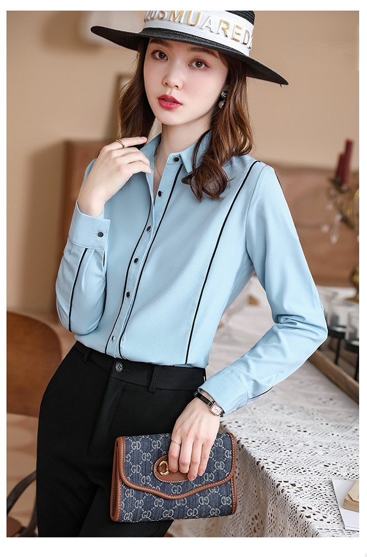 レディース シャツ エレガントオフィスシャツ 2色選び トップス ブラウス 春夏 きれいめ オシャレ 着痩 カジュアル風 長袖 