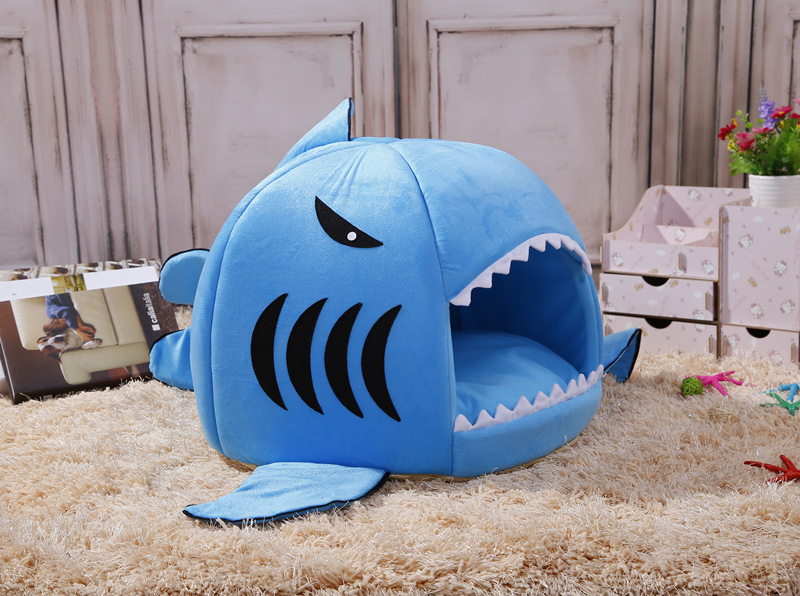 ペットハウス サメ型 サメハウス ドーム型 犬ハウス 猫ハウス ふわふわ 保温 防寒 ベッド マット わんちゃん おしゃれ あったか ねこちゃん 鮫ハウス クッション