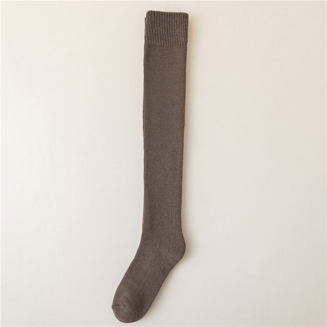 送料無料 ニーハイソックス 厚手 レディース 靴下 冬 綿混 リブソックス ソックス ストレッチ オーバーニー 厚手ソックス オーバーニーソックス 秋 無地 