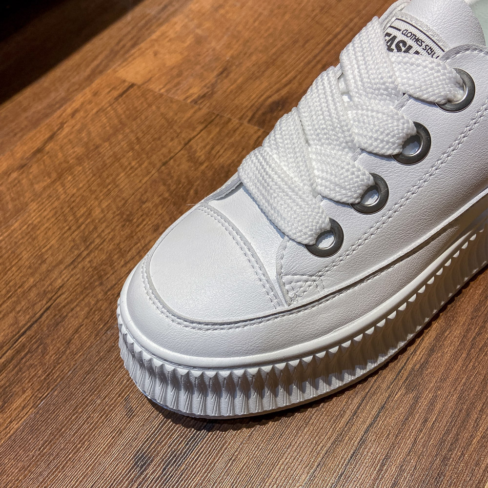 厚底スニーカー レディース ローカット靴  