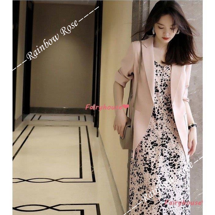 ブレザー スーツ 春夏 レディース 40代 七分袖テーラードジャケット 韓国風 30代50代 春コート 黒ブレザー オフィスアウター カジュアル 通勤 オシャレスーツ 