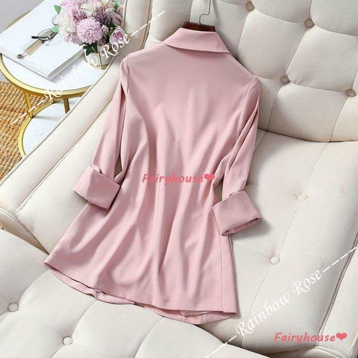 ブレザー スーツ 春夏 レディース 40代 七分袖テーラードジャケット 韓国風 30代50代 春コート 黒ブレザー オフィスアウター カジュアル 通勤 オシャレスーツ 