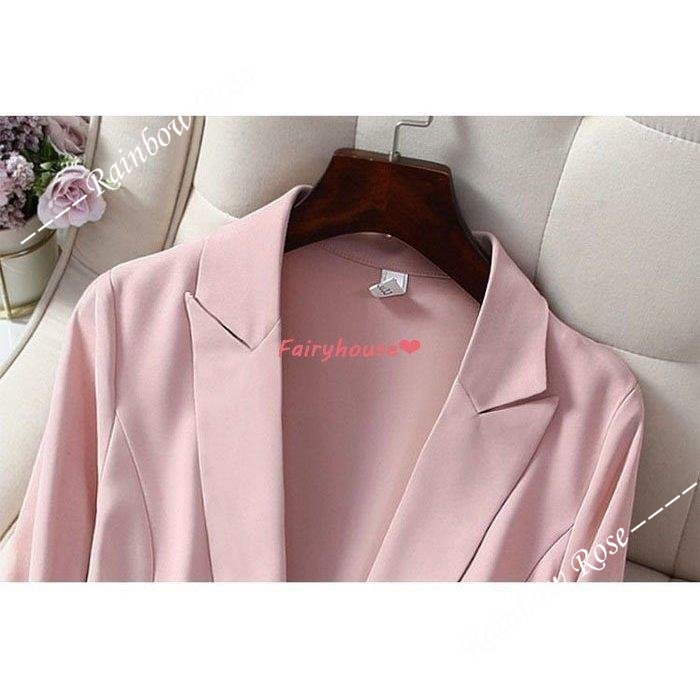 ブレザー スーツ 春夏 レディース 40代 七分袖テーラードジャケット 韓国風 30代50代 春コート 黒ブレザー オフィスアウター カジュアル 通勤 オシャレスーツ 