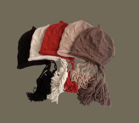 チューヨ ポンポン 耳あて ニット帽 韓国 ストリート HIPHOP 原宿系 K-POP オルチャン レディース ダンス 衣装 Y2K 