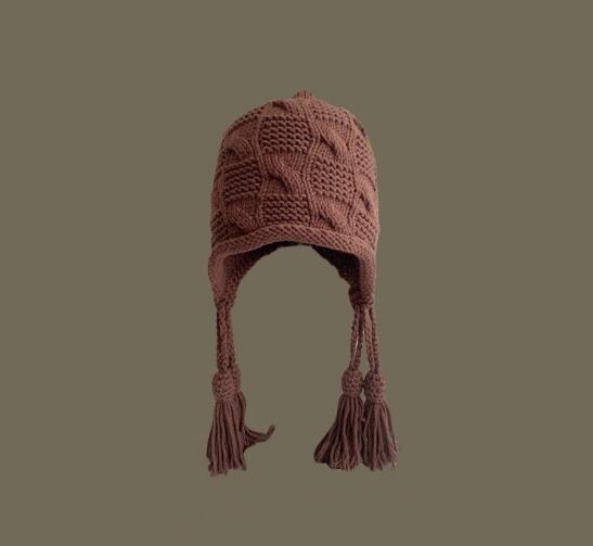 チューヨ ポンポン 耳あて ニット帽 韓国 ストリート HIPHOP 原宿系 K-POP オルチャン レディース ダンス 衣装 Y2K 