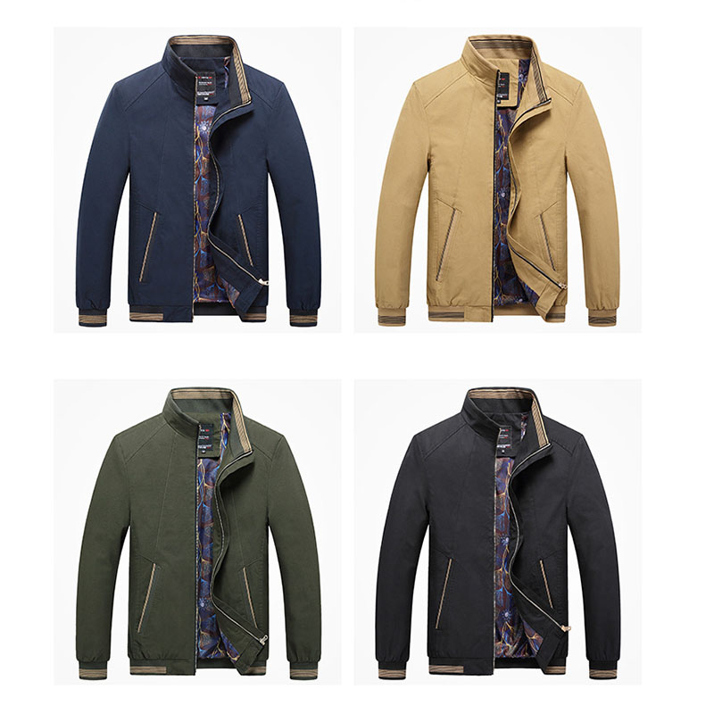 メンズ ジャケット ジャンパー ミリタリージャケット ブルゾン お兄系 おしゃれ 防風 50代 立て襟 ビジネス ジップジャケット トップス 春秋物 40代 アウター 