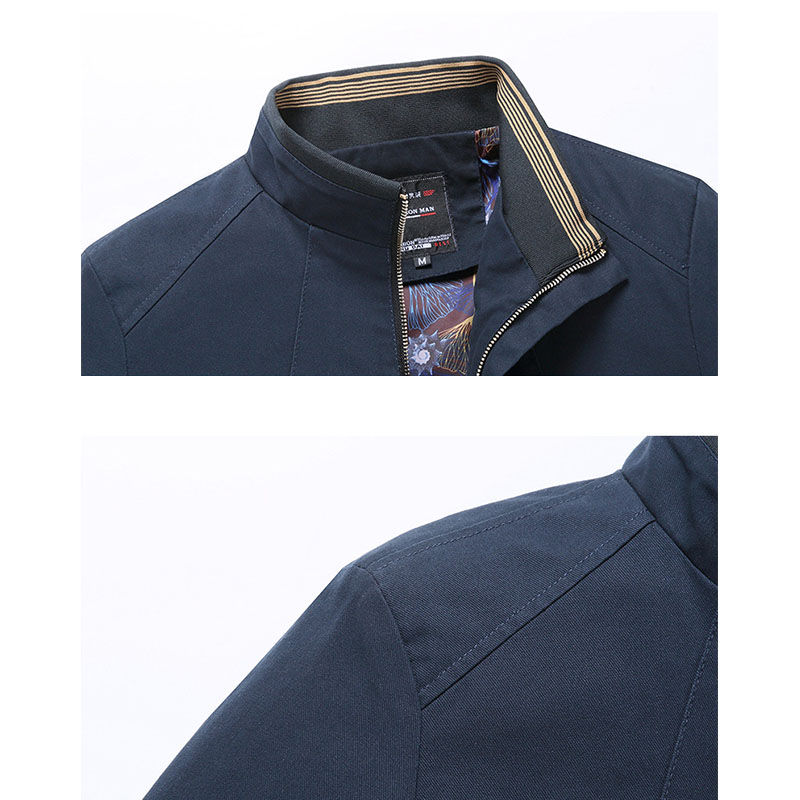 メンズ ジャケット ジャンパー ミリタリージャケット ブルゾン お兄系 おしゃれ 防風 50代 立て襟 ビジネス ジップジャケット トップス 春秋物 40代 アウター 