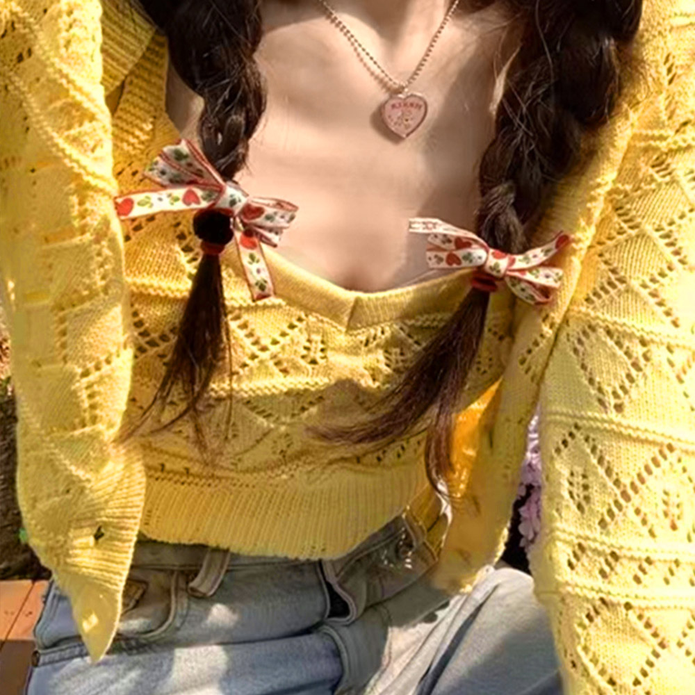 ニットカーディガンキャミソール2点セット  