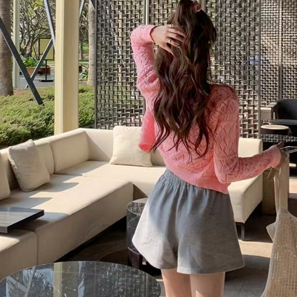 ニットカーディガンキャミソール2点セット  