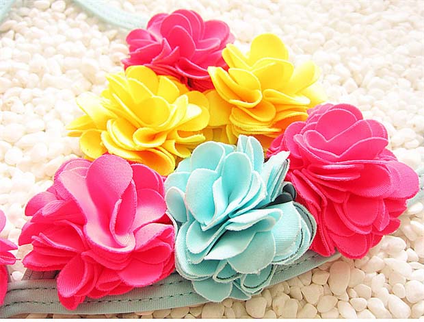 水着 女の子 ビキニ キッズ 3点セット 花柄 スイム 子供 KIDS ベビー ミズギ みずぎ スイムキャップ付 スクール ガールズ こども用 