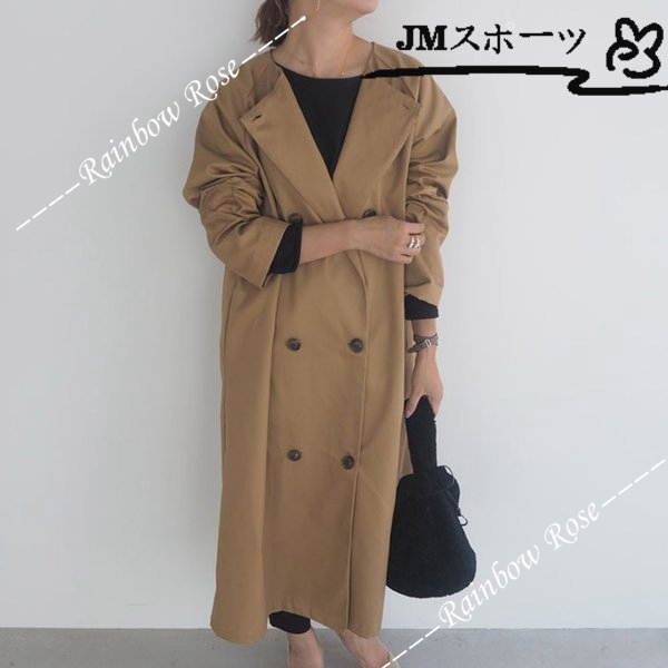 トレンチコート レディース 膝丈 ミディア丈 秋 コート おしゃれ 秋 フート付き 物 春服 ロングコート アウター 冬 