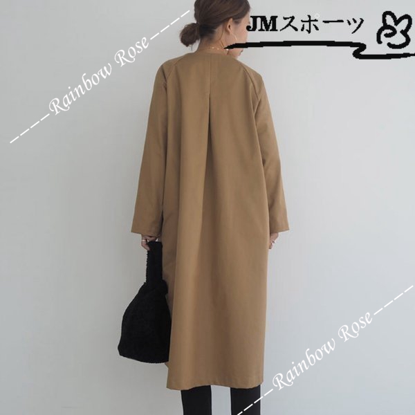 トレンチコート レディース 膝丈 ミディア丈 秋 コート おしゃれ 秋 フート付き 物 春服 ロングコート アウター 冬 