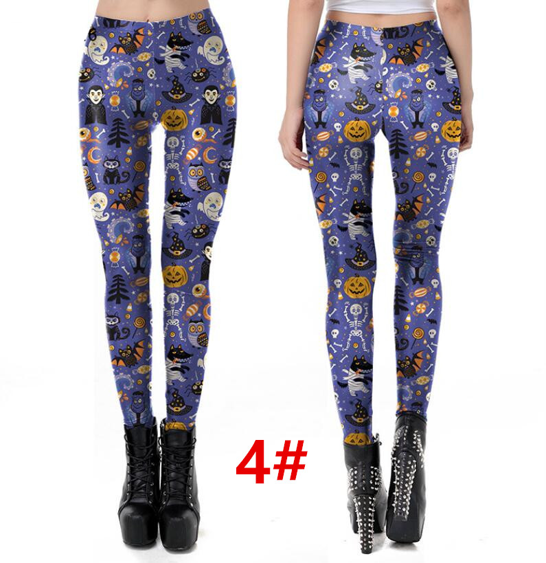 ハロウィンヨガパンツ ヒップアップ トレーニング フィットネス エアロビクス ズボン エアロビクスウェア ダンス衣装 美脚 ズボン ランニングウェア 