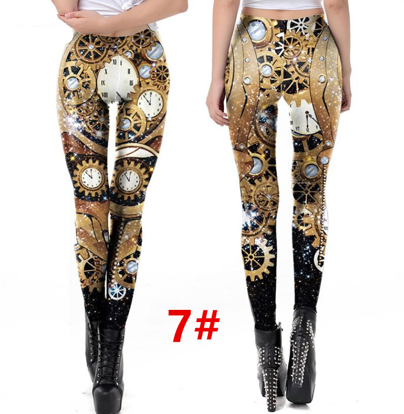 ハロウィンヨガパンツ ヒップアップ トレーニング フィットネス エアロビクス ズボン エアロビクスウェア ダンス衣装 美脚 ズボン ランニングウェア 