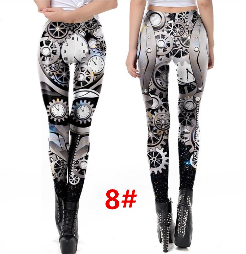 ハロウィンヨガパンツ ヒップアップ トレーニング フィットネス エアロビクス ズボン エアロビクスウェア ダンス衣装 美脚 ズボン ランニングウェア 