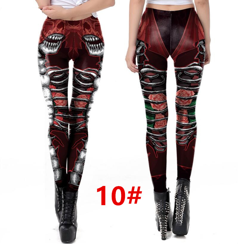 ハロウィンヨガパンツ ヒップアップ トレーニング フィットネス エアロビクス ズボン エアロビクスウェア ダンス衣装 美脚 ズボン ランニングウェア 