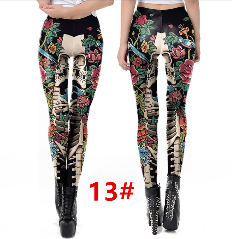 ハロウィンヨガパンツ ヒップアップ トレーニング フィットネス エアロビクス ズボン エアロビクスウェア ダンス衣装 美脚 ズボン ランニングウェア 