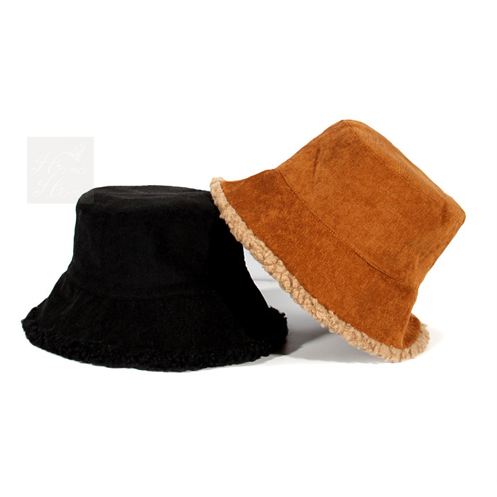 バケットハット リバーシブル ハット ボア 帽子 アウトドア 帽子 ラインバケットハット ハット 日よけ 秋冬。送料無料 折りたたみ 