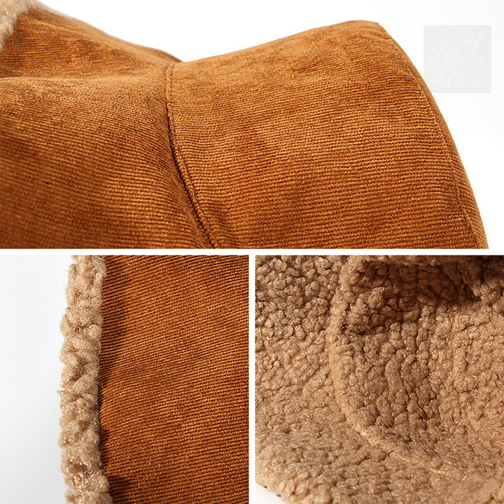 バケットハット リバーシブル ハット ボア 帽子 アウトドア 帽子 ラインバケットハット ハット 日よけ 秋冬。送料無料 折りたたみ 