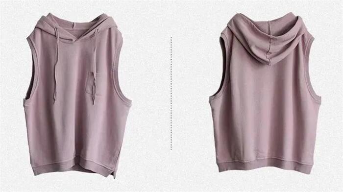 部分短納期！レディース ノースリーブ フード付き ベスト プルオーバー ポケット付き カジュアル ゆったり レイヤード お洒落 重ね着 トップス 薄手 